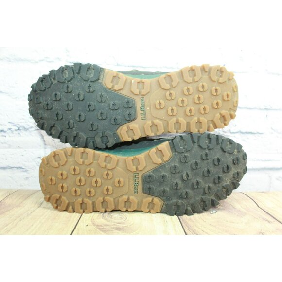 LL Bean Everywhere Explorer Green Suede Water Resistant Hiking Boots Size 10 M - Picture 9 of 9